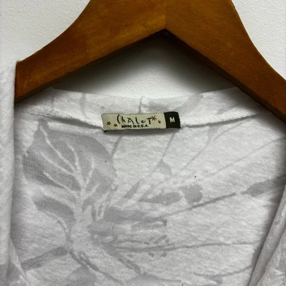 Chalet Long Line Sheer Hooded Floral Cardigan - Picture 4 of 8